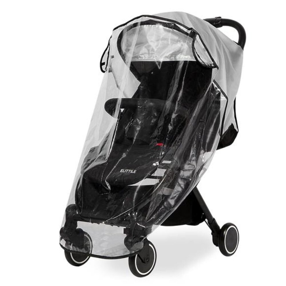 Clear Stroller Rain Cover, Universal Travel Weather Shield Breathable Cover